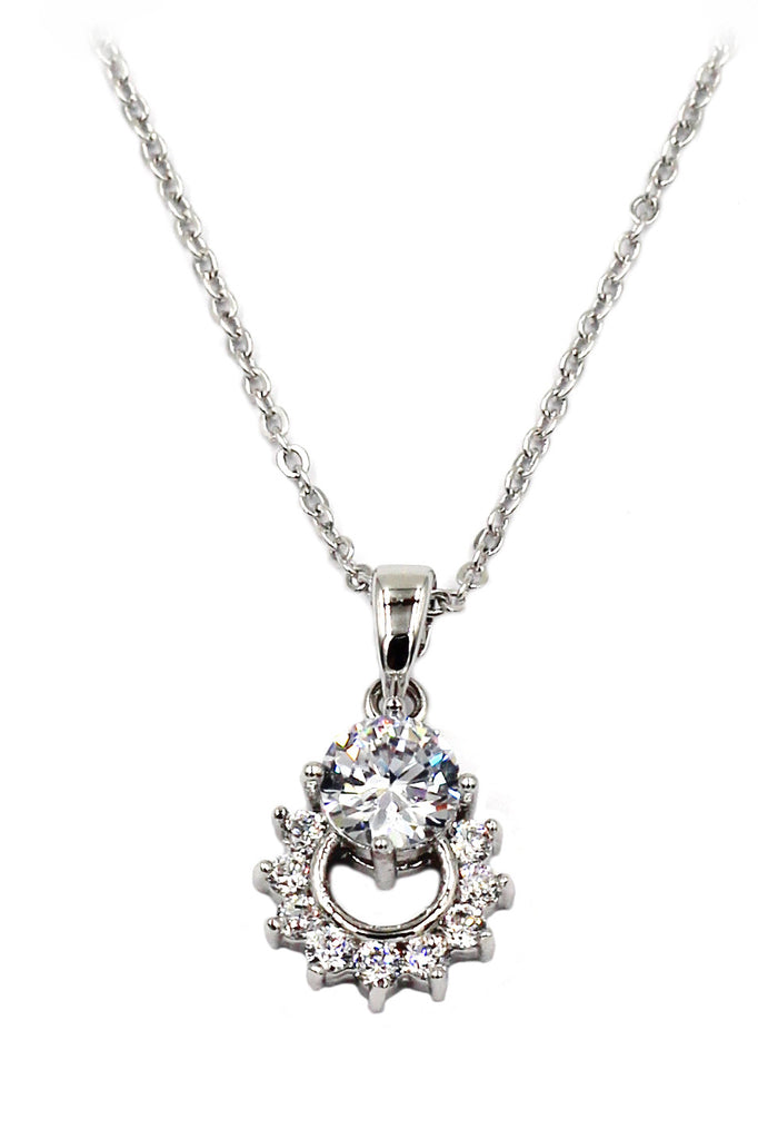 mini crystal delicate clavicle necklace