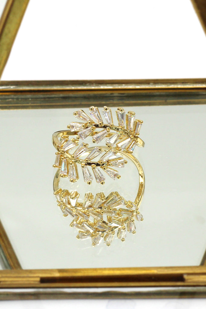 fashion crystal inclusive ring