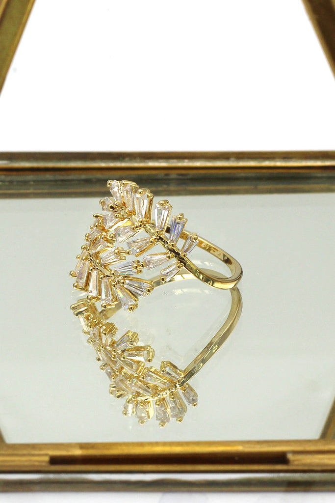 fashion crystal inclusive ring