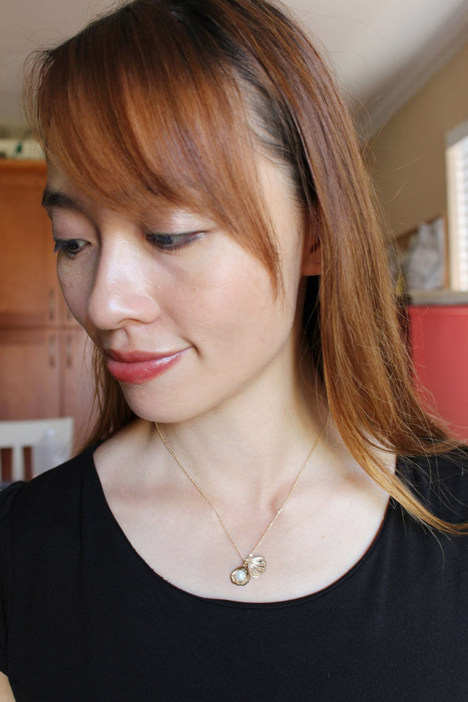 fashion pearl necklace earrings set