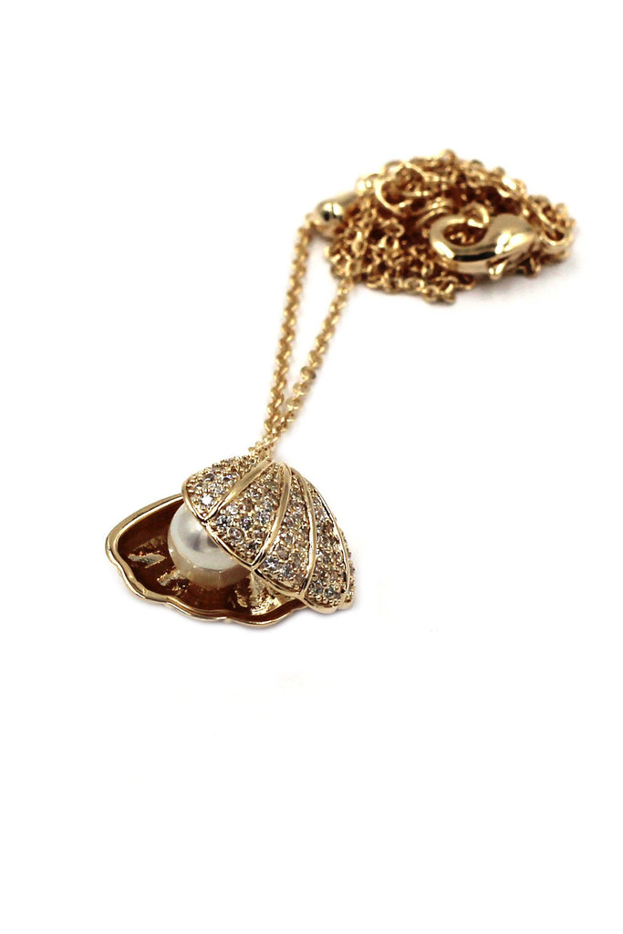 fashion pearl necklace earrings set