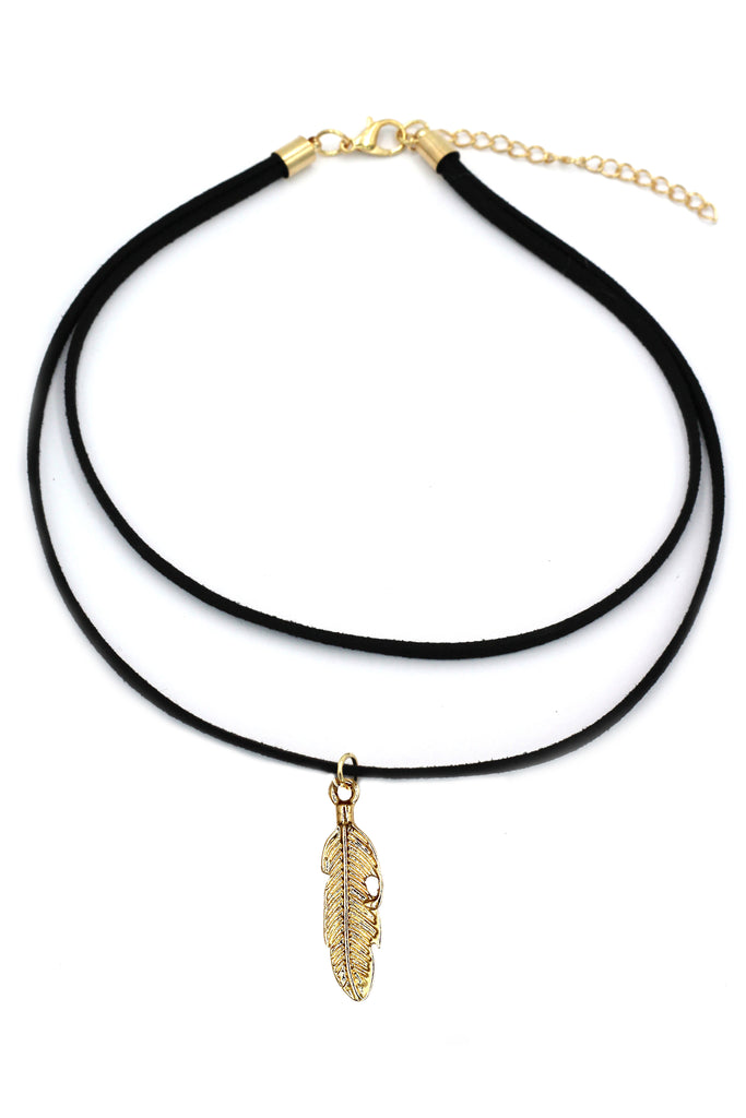 Mini Feather Necklace Set