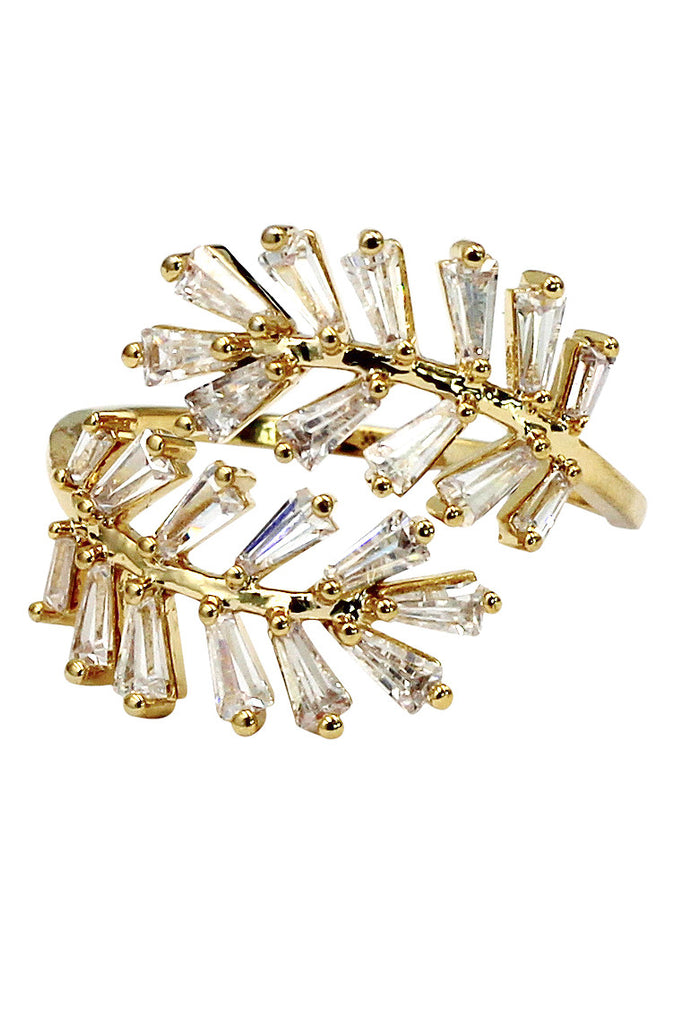 fashion crystal inclusive ring