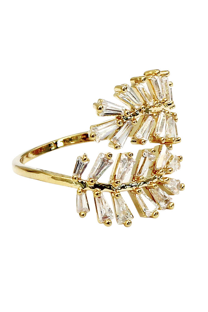 fashion crystal inclusive ring