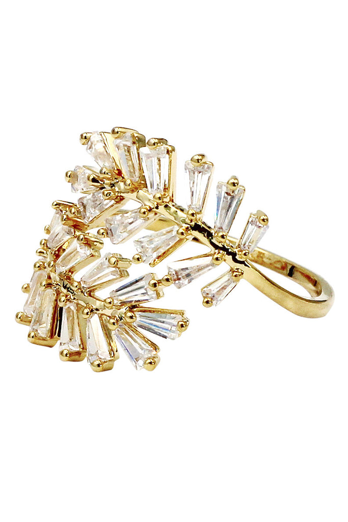 fashion crystal inclusive ring