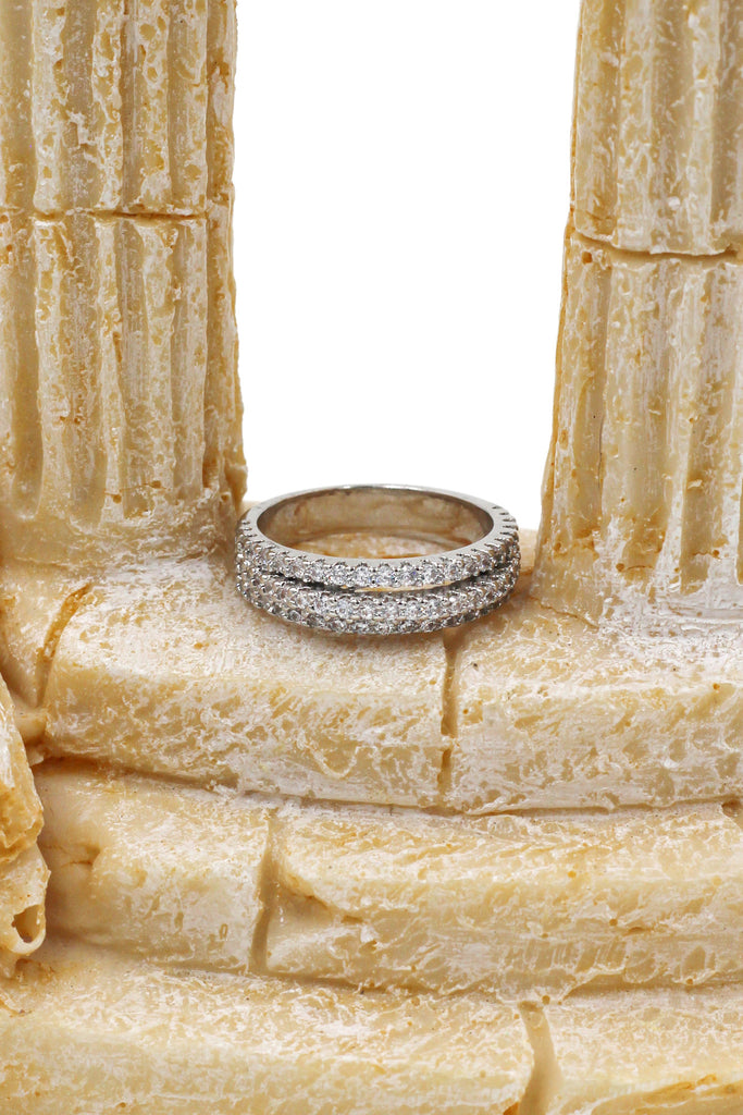 small crystal ring