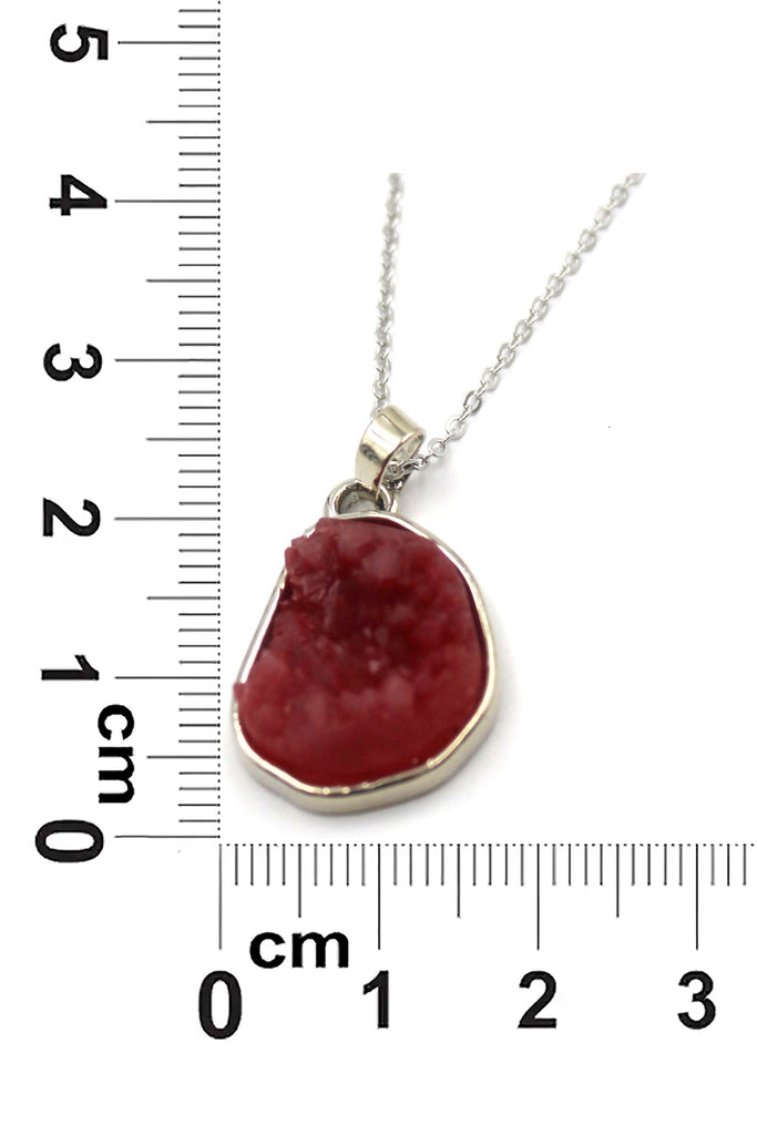 large crystal pendant necklace