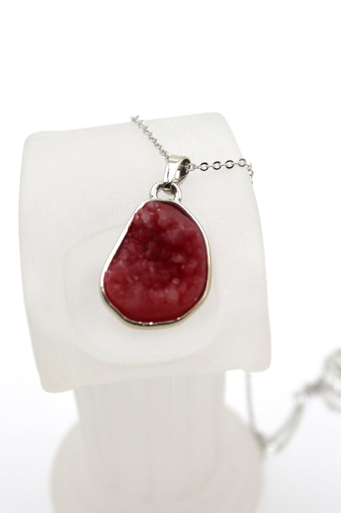 large crystal pendant necklace