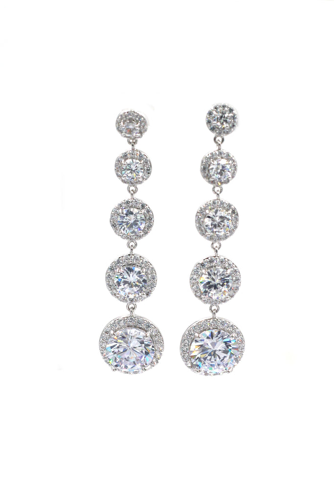 beautiful silver pendant earrings