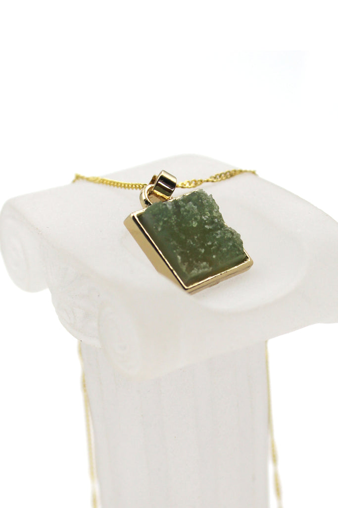 square crystal original necklace