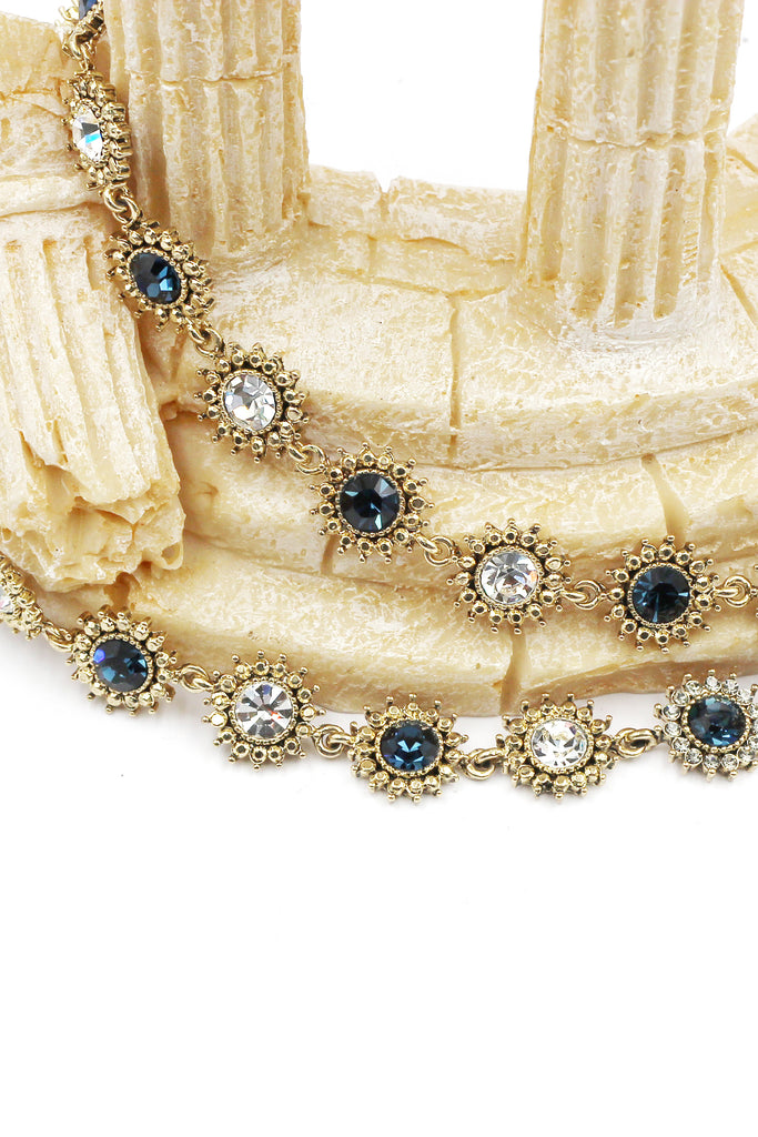 elegant crystal necklace