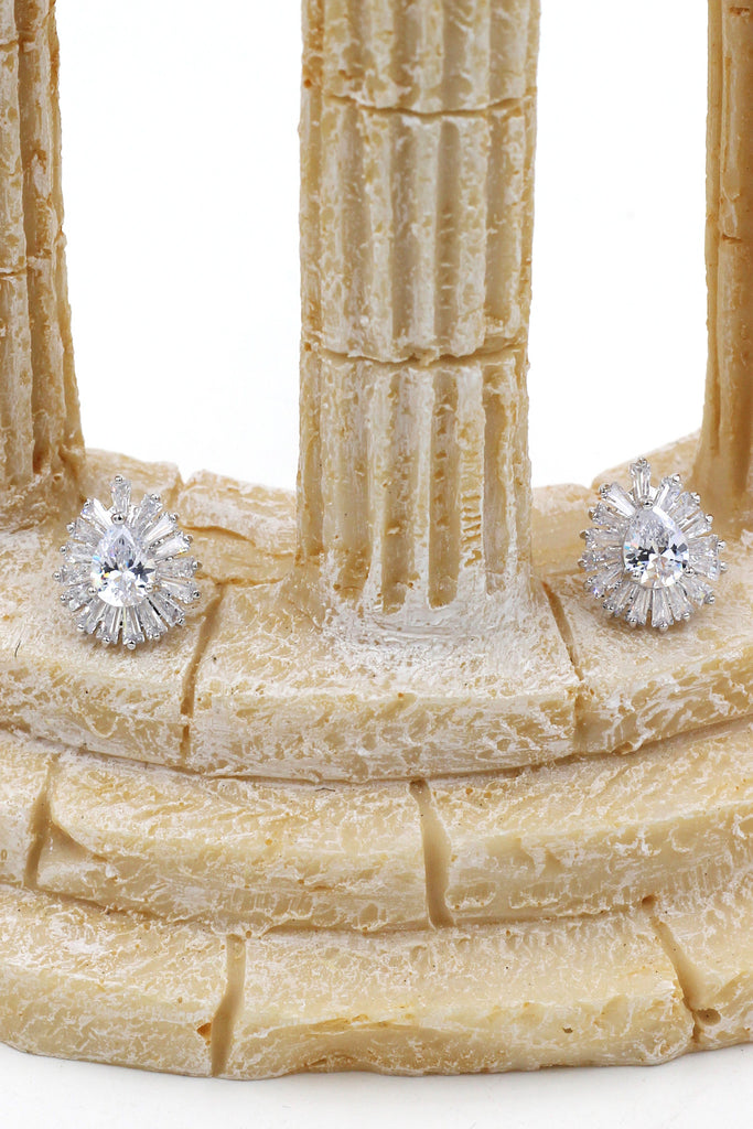 noble crystal spider earrings