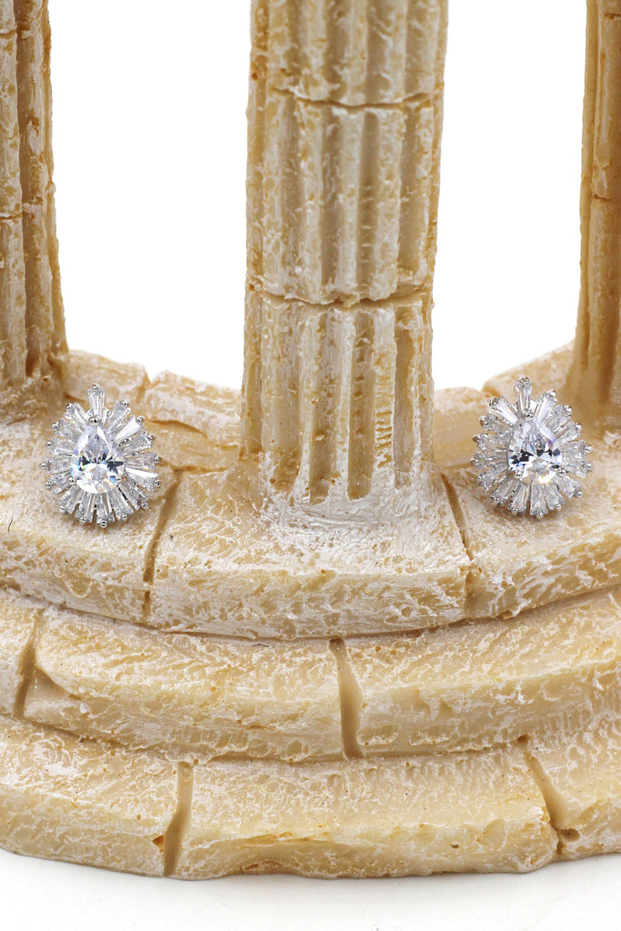 noble crystal spider earrings