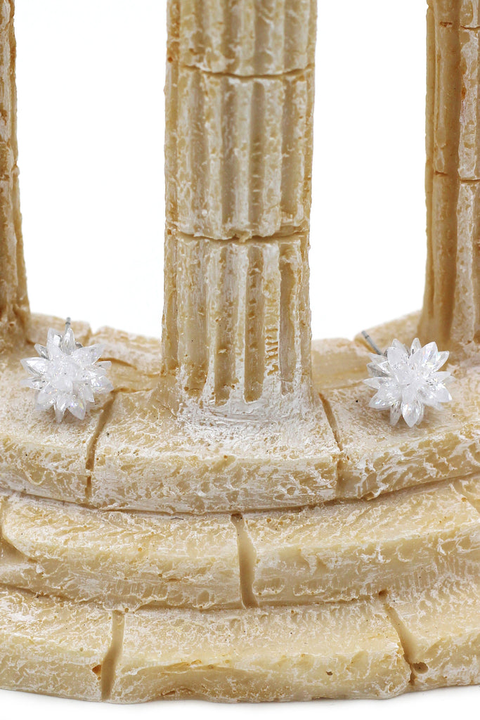 shiny ice crystals earrings