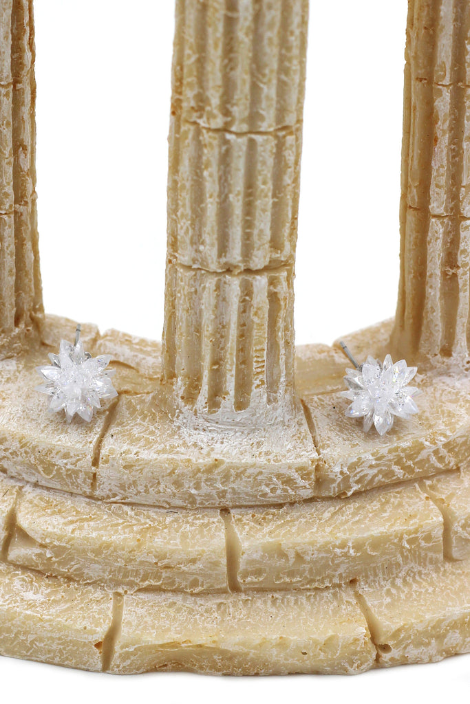 shiny ice crystals earrings