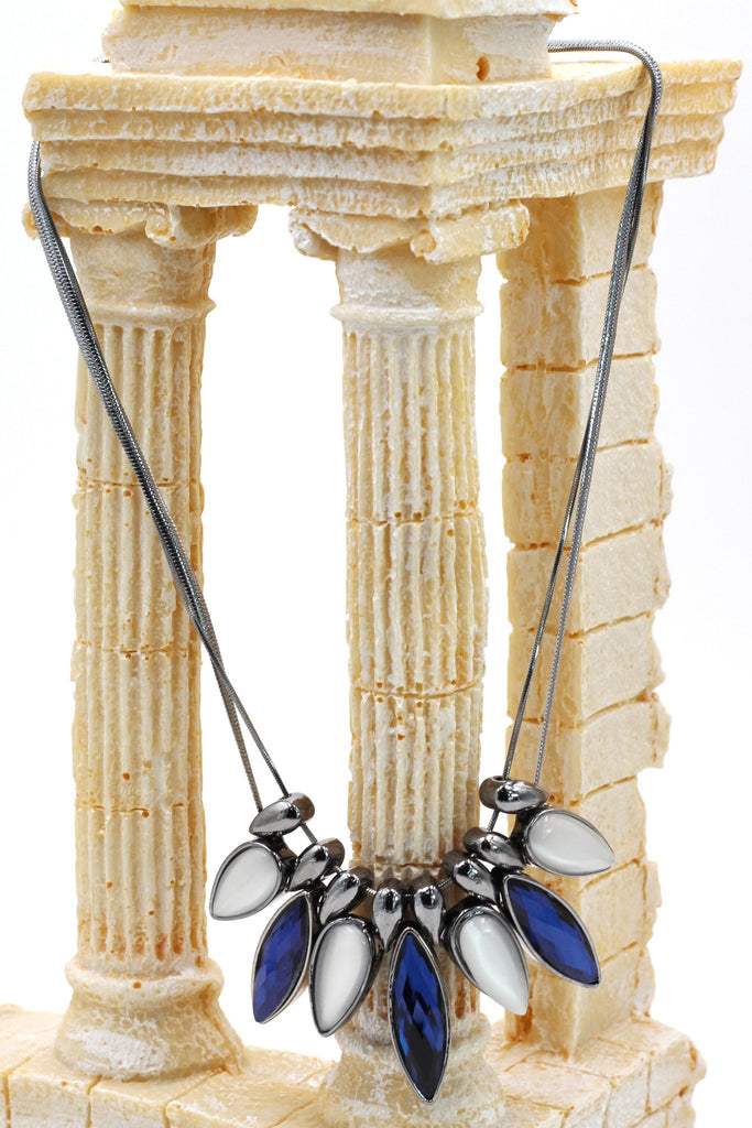 fashion elegant crystal earrings necklace set