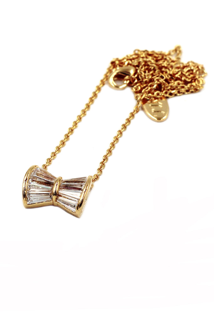 lovely butterfly crystal necklace