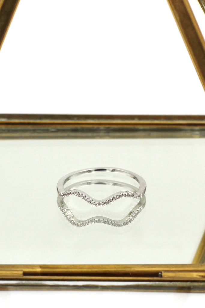 fashion wave micro chimney ring