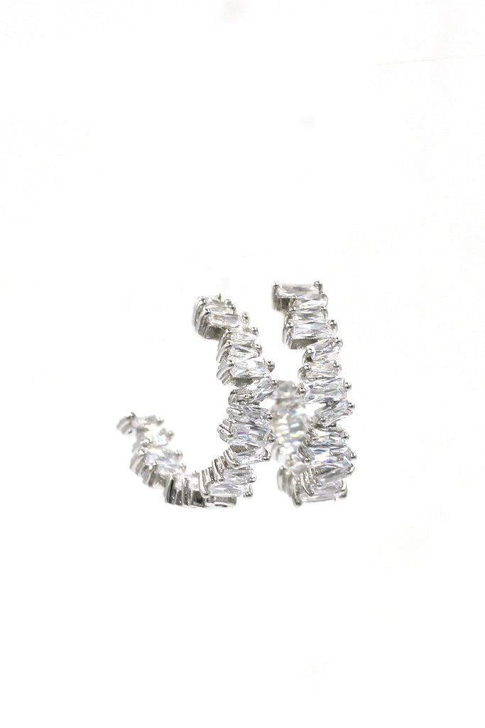 fashion sparkling crystal earrings