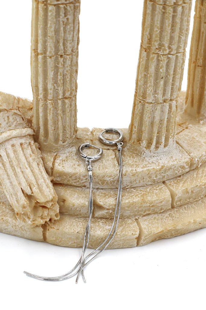 Fashion tassel long earrings