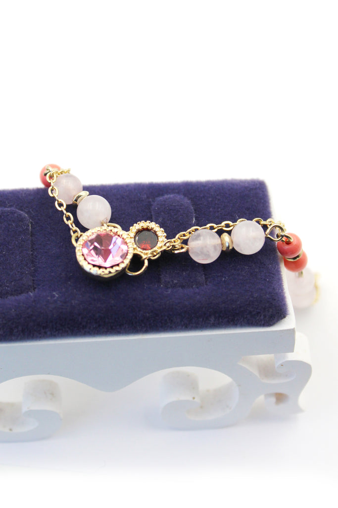 elegant temperament crystal niche bracelet