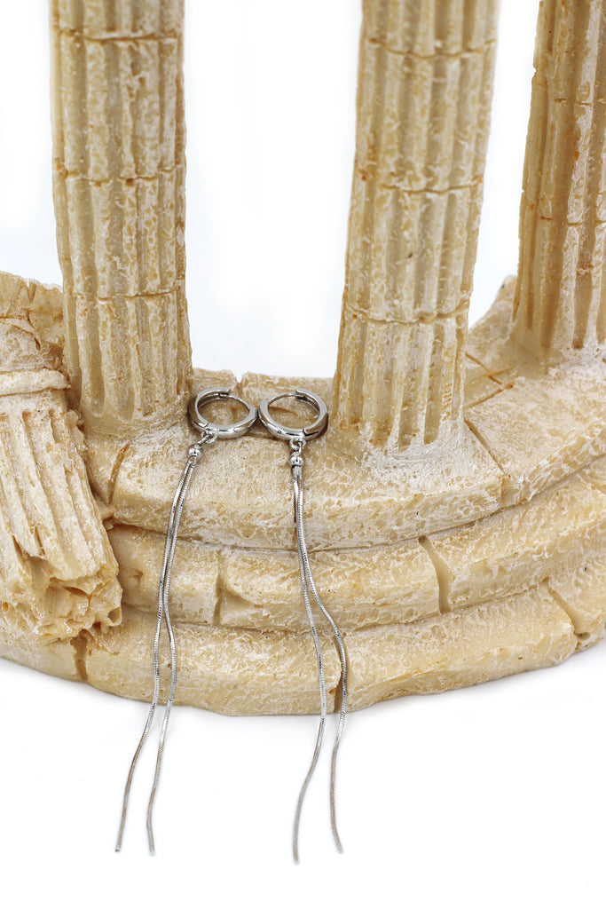 Fashion tassel long earrings