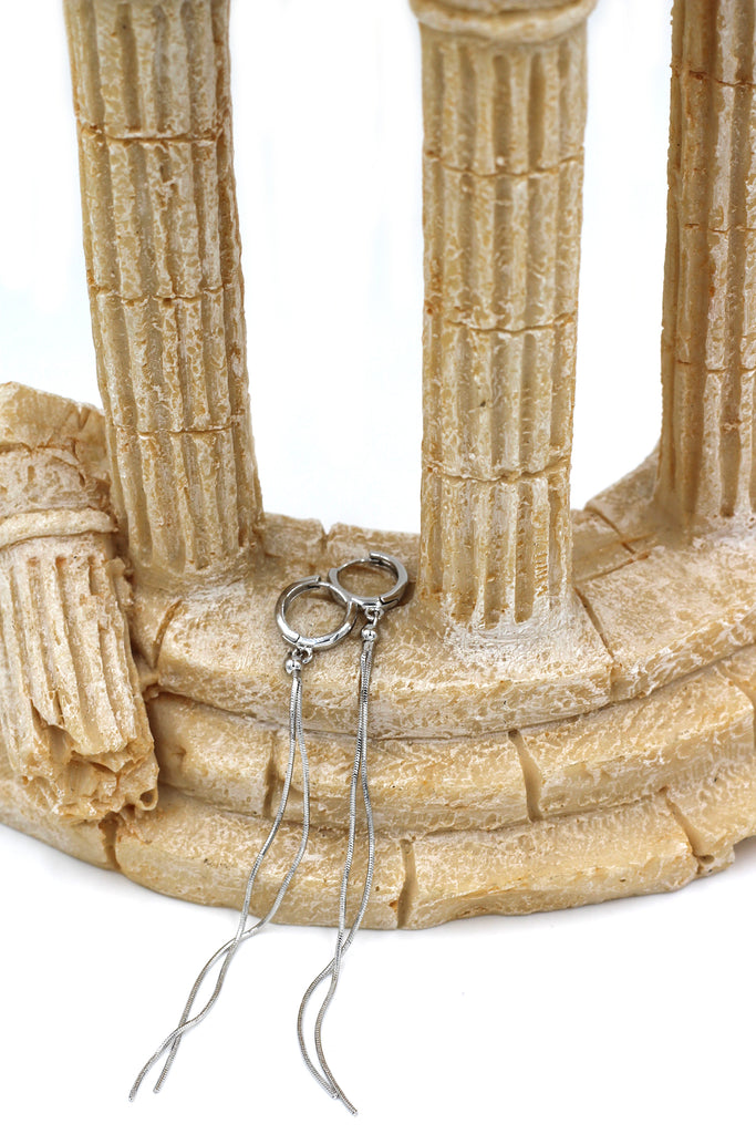 Fashion tassel long earrings