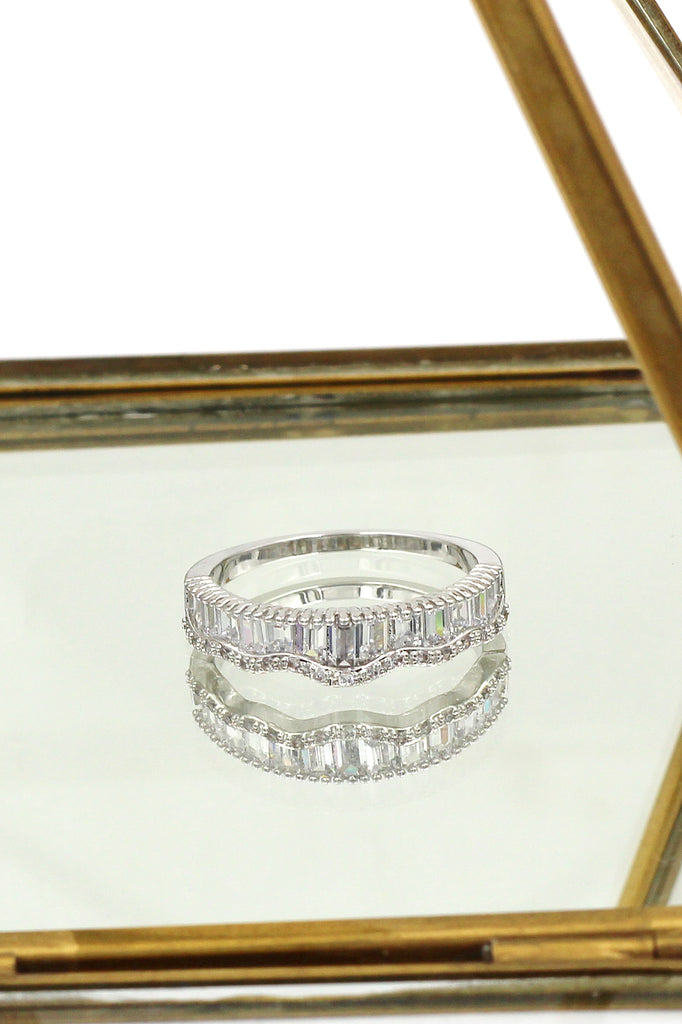 row of ladders side crystal ring