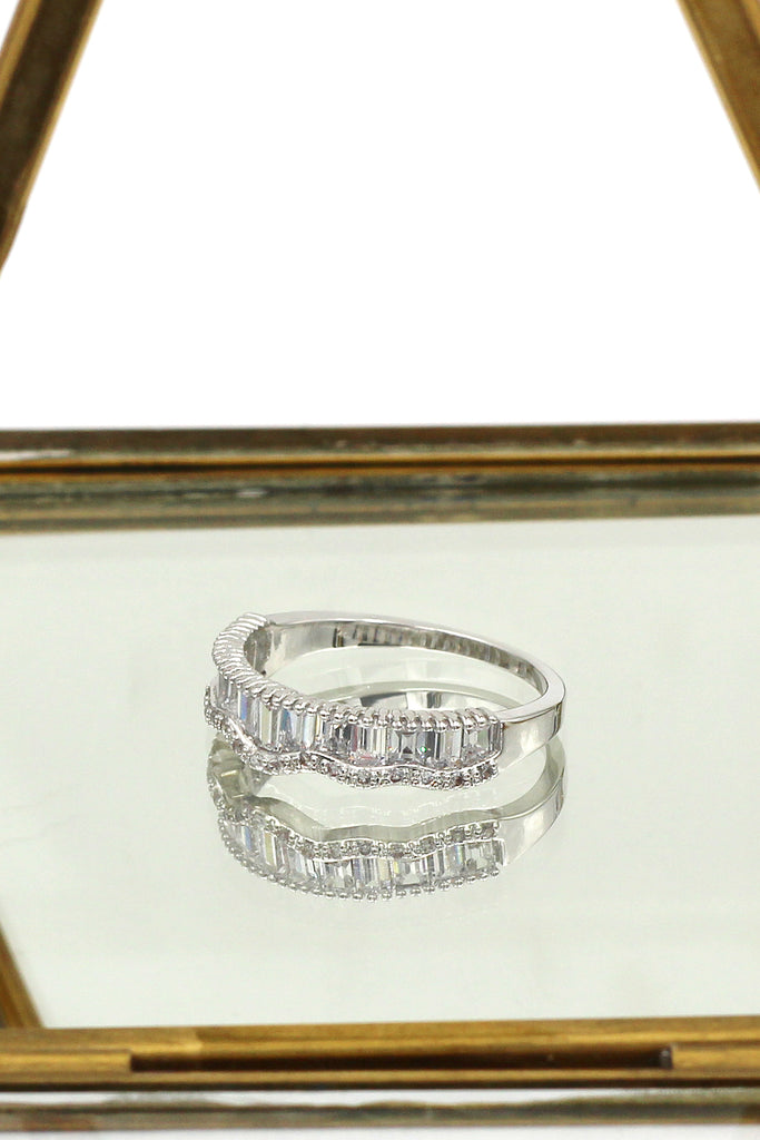 row of ladders side crystal ring