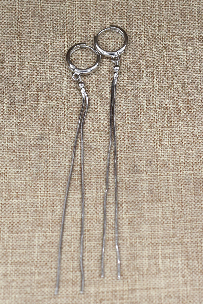 Fashion tassel long earrings