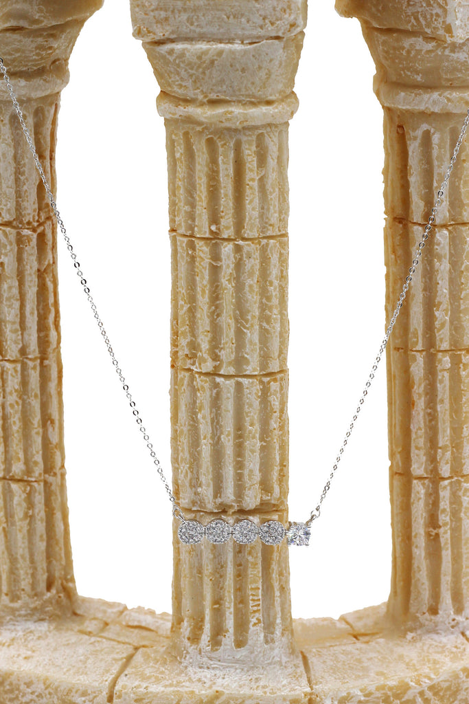 simple mini crystal necklace