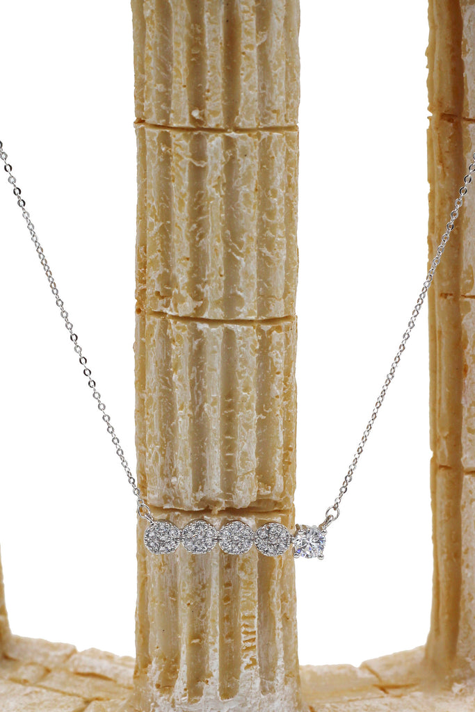 simple mini crystal necklace