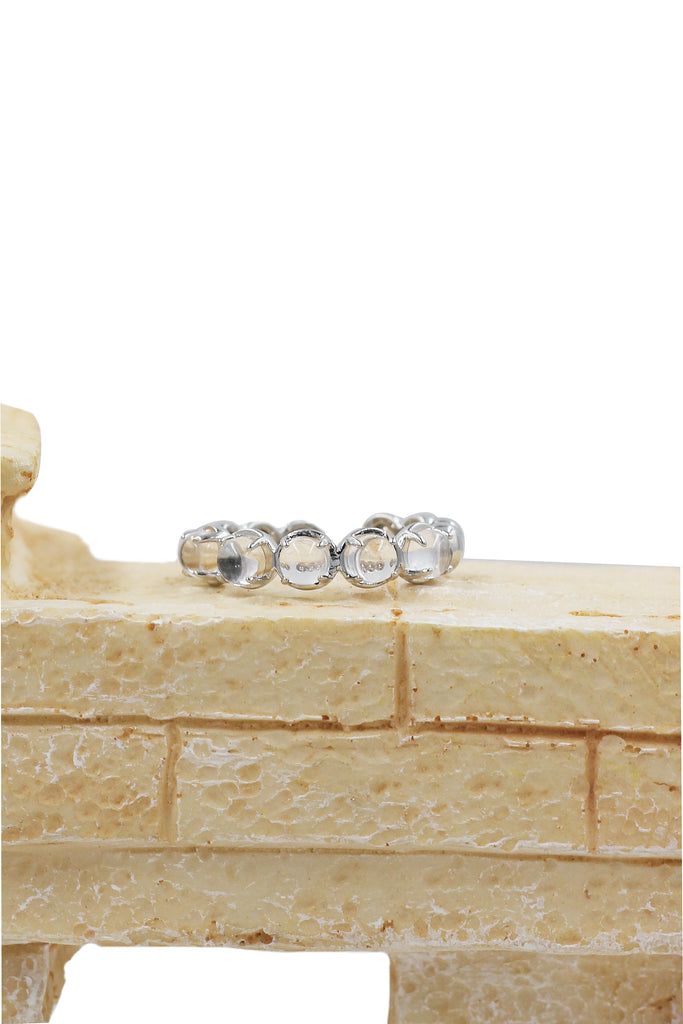 Fashion round crystal open ring