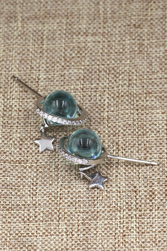 Fashion Dream Planet Necklace Earrings Set