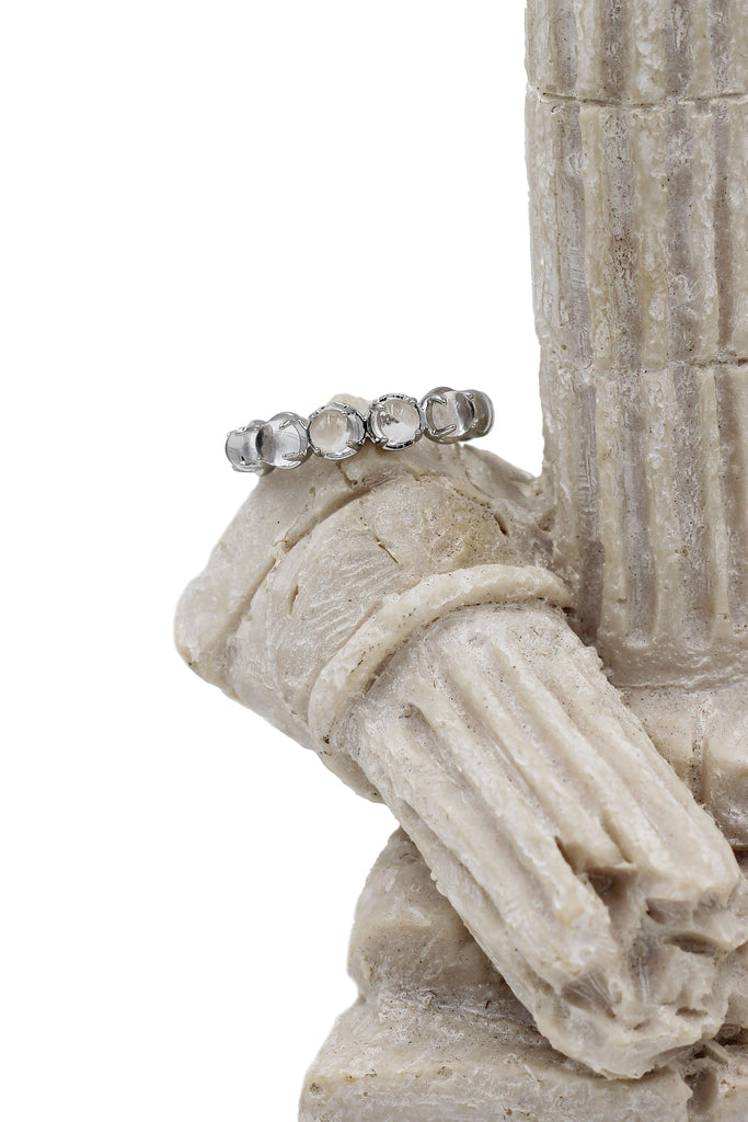 Fashion round crystal open ring