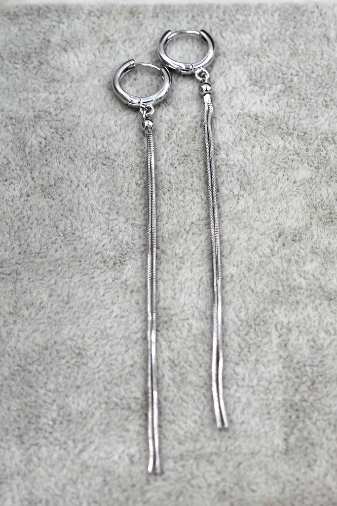 Fashion tassel long earrings