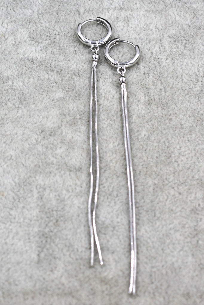 Fashion tassel long earrings