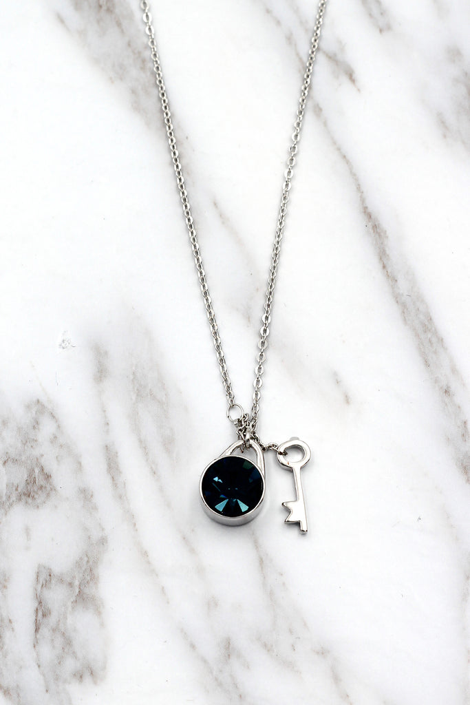 green small fresh crystal pendant necklace