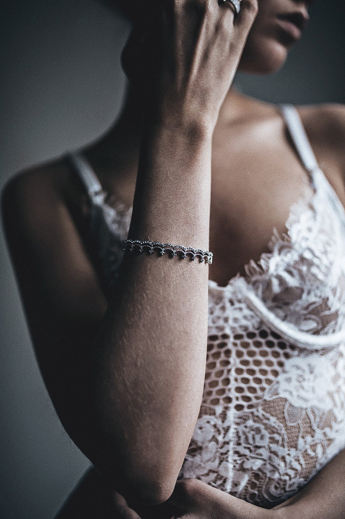 fashion small crystal crown bracelet