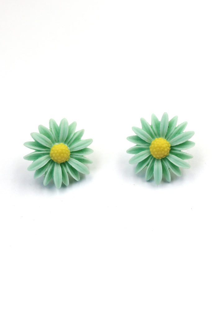sun flower daisy earrings