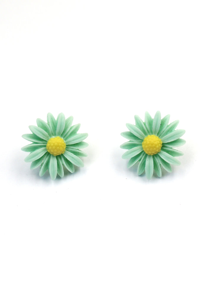 sun flower daisy earrings
