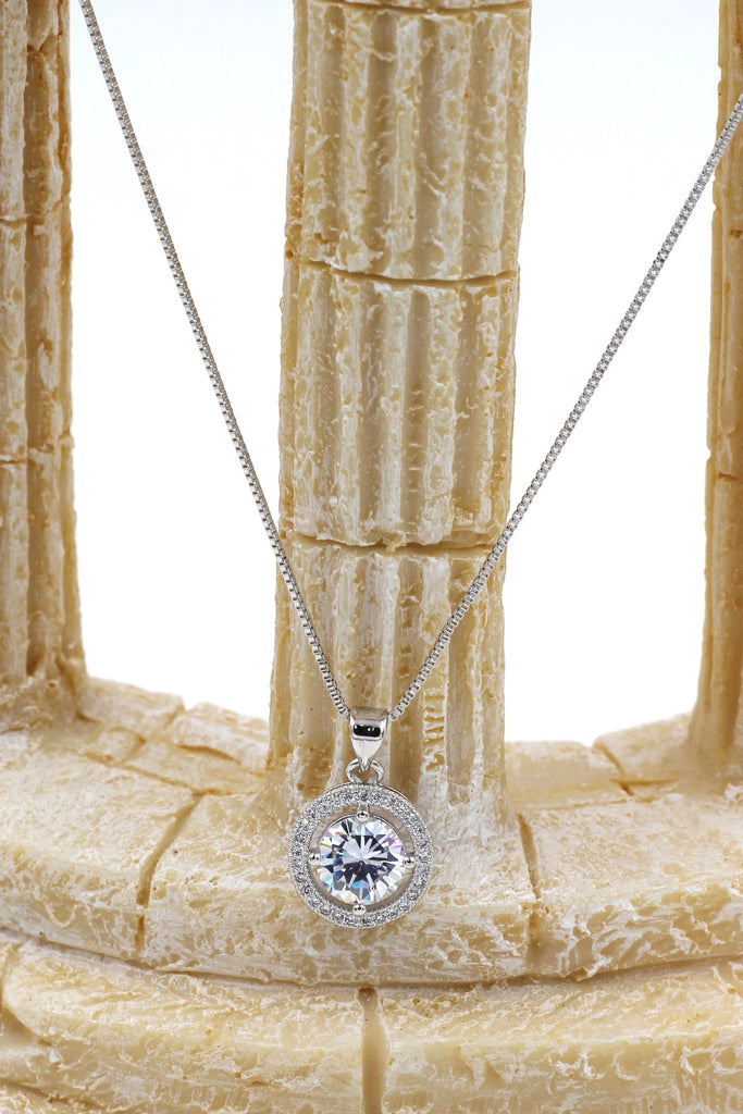 fashion wild silver crystal set