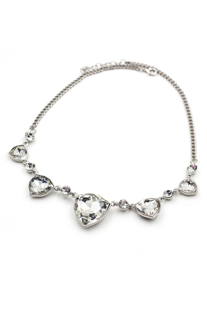 Fashion Triangle crystal necklace