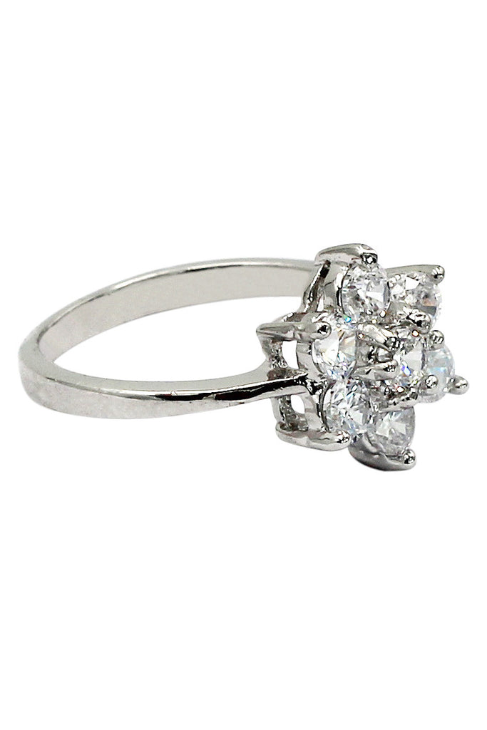 shining crystal star three-piece silver set