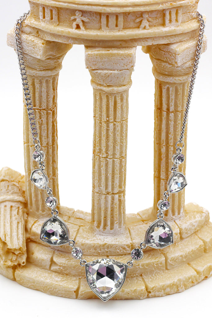 Fashion Triangle crystal necklace