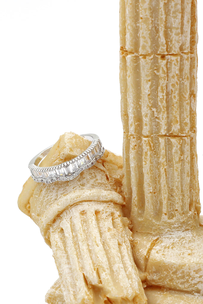 row of ladders side crystal ring