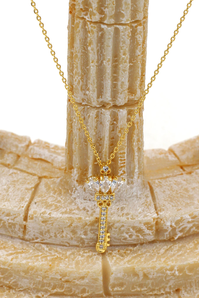 Fashion scepter key necklace