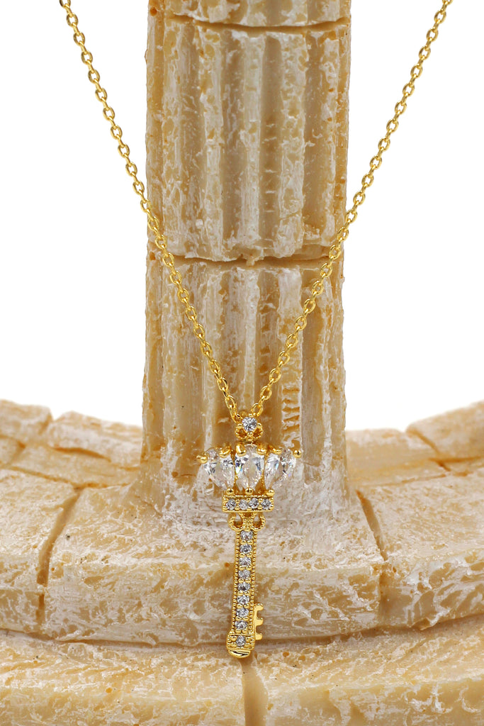 Fashion scepter key necklace