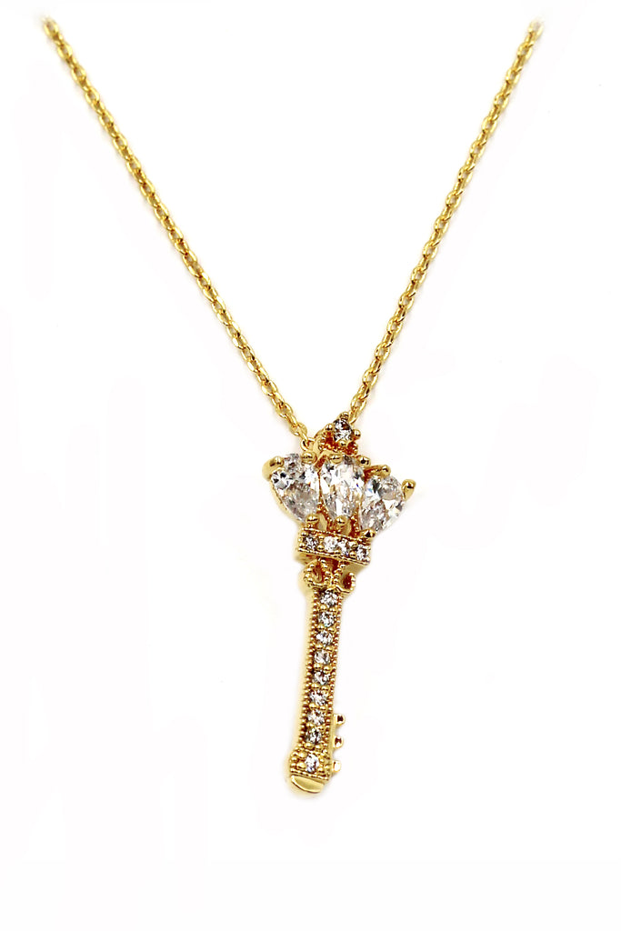 Fashion scepter key necklace