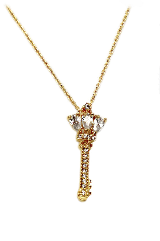 Fashion scepter key necklace